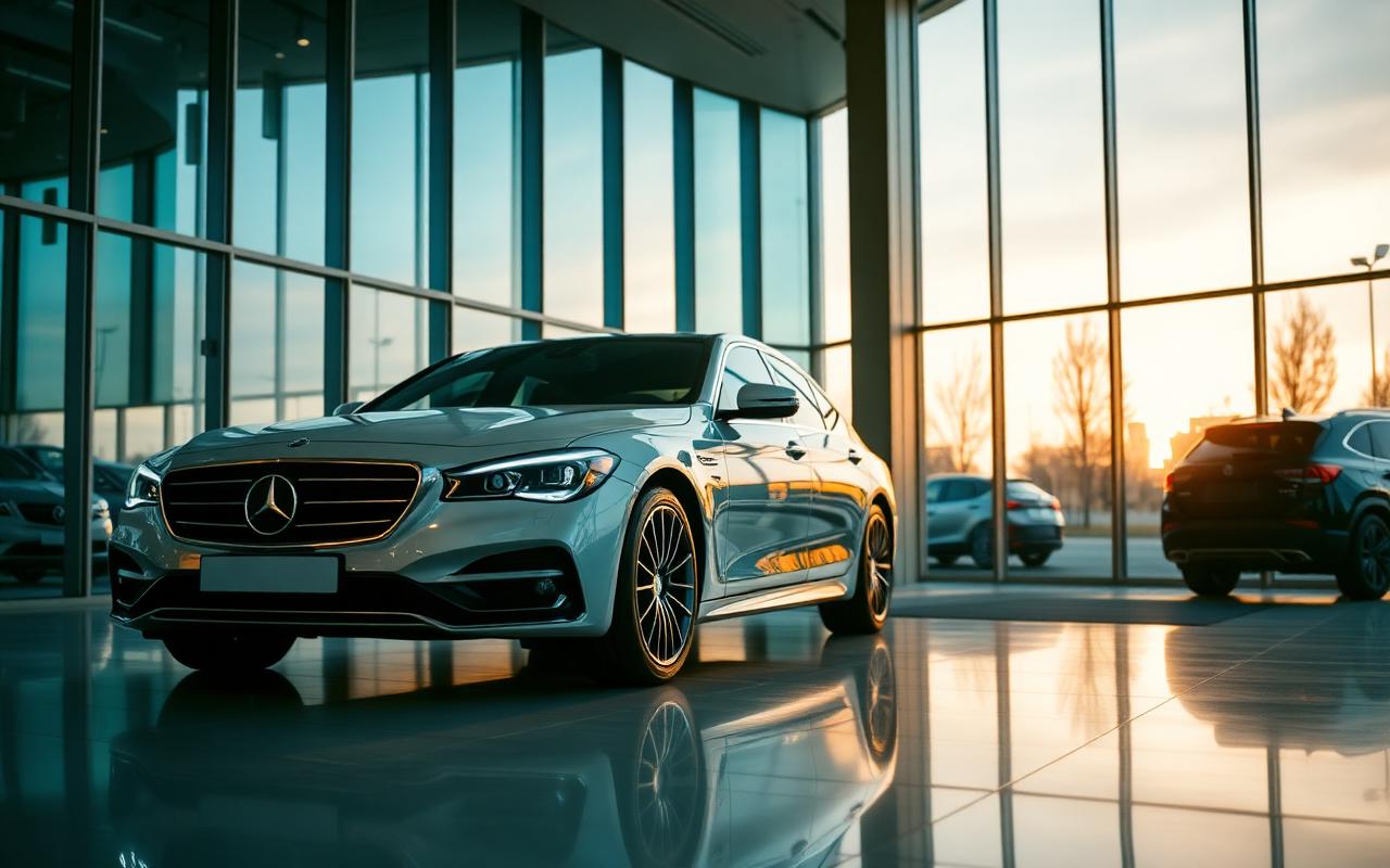 Car dealerships.